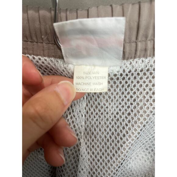 Nike Swim Sz L Shorts Light Orewood Brown Lined Pockets Stretch Comfort - Picture 10 of 16